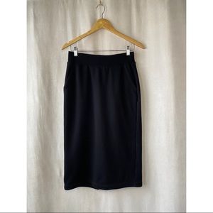 Uniqlo Fleece Lined Jersey Pencil Skirt